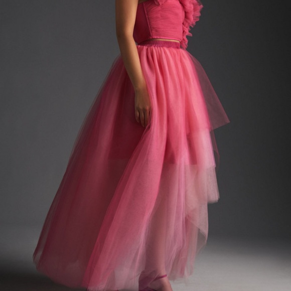Hutch Dresses & Skirts - Hutch Asymmetrical Tulle Skirt-Valentines Must Have